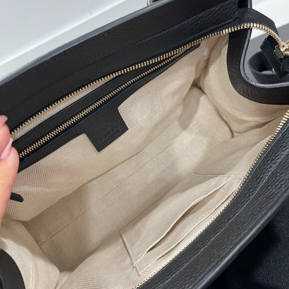 Gucci Marmont Leather 3-way Bag Black (JB1133) - Picture 9 of 12